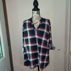 *5/$20* Plaid Top